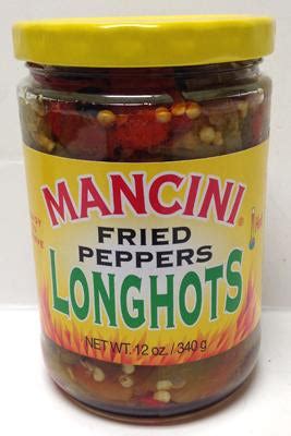 Mancini Fried Long hot Peppers, 340g