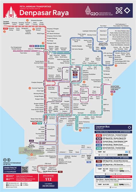 Info Peta Rute Jadwal Trans Metro Dewata Bali 2024