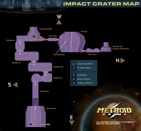 Game maps - Metroid Prime (Metroid Recon)