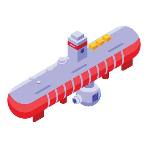 Exploring bathyscaphe icon, isometric style 15649911 Vector Art at Vecteezy