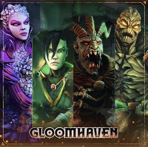 Initial look at the first four characters for Gloomhaven digital. What ...