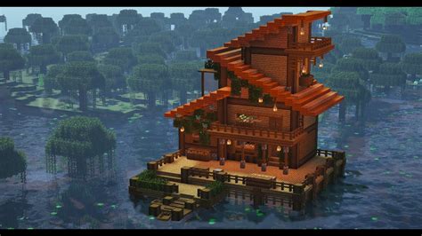 Minecraft Timelapse - Build a House on The Lake - YouTube