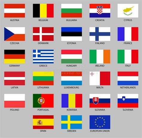 Flags Of European Countries