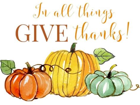 In All Things Give Thanks Free Thanksgiving Printable