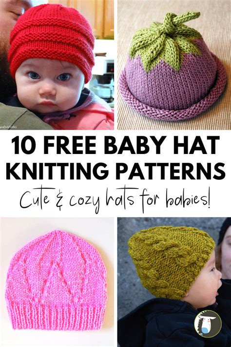 10 Adorable FREE Baby Hat Knitting Patterns to Cast On Now! — Blog ...