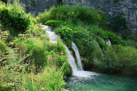 Free Images : waterfall, lake, jungle, lagoon, body of water, croatia, rainforest, water feature ...