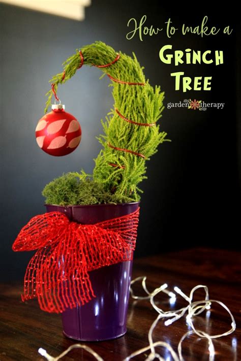 A Small Tree With a Big Message: How to Make a Grinch Tree