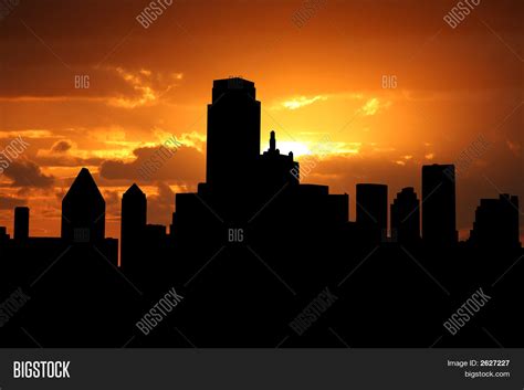 Dallas Skyline Sunset Image & Photo (Free Trial) | Bigstock