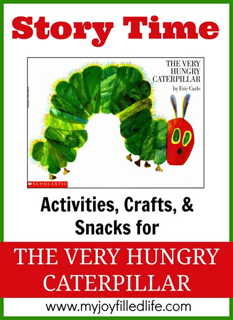 The Very Hungry Caterpillar - Story Time Activities - My Joy-Filled Life