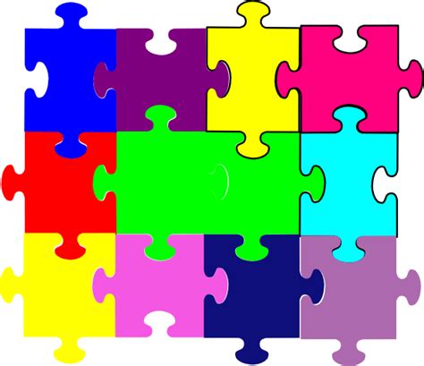 Jigsaw Puzzle Clip Art at Clker.com - vector clip art online, royalty free & public domain