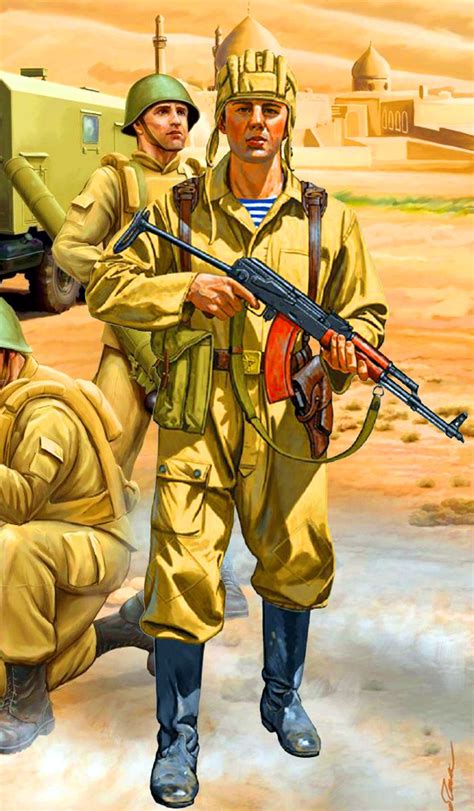 Soviet Spetsnaz trooper in Afghanistan Military Drawings, Military Artwork, War Artwork ...