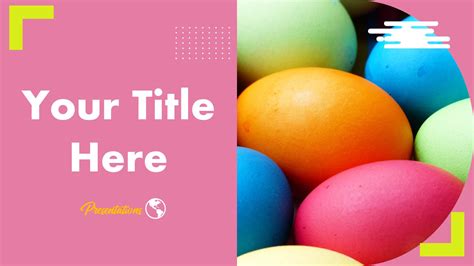 Easter Eggs and Celebration Powerpoint Template and Google Slides Themes : MyFreeSlides