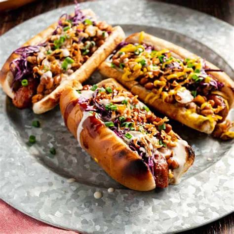 Vegan Loaded BBQ Dogs - Vegan Yack Attack