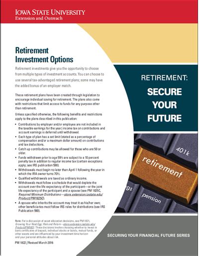 Retirement Investment Options