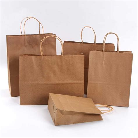 Bulk Brown Paper Bags with Handles - Custom Packaging | Boxes | Bags ...