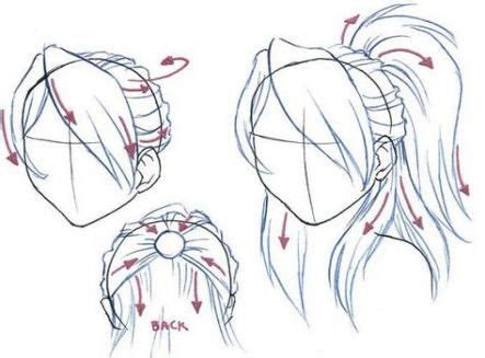 25 trendy drawing reference hair ponytail | Ponytail drawing, Short hair drawing, How to draw hair