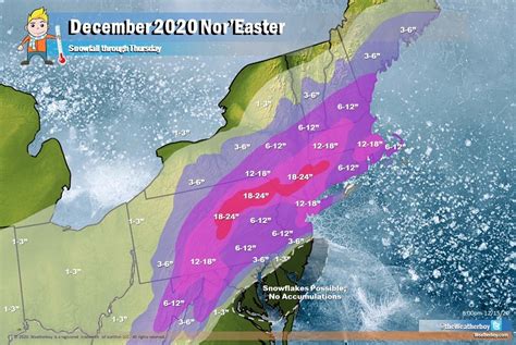 Snow Accumulation Map Of Pa - Snow