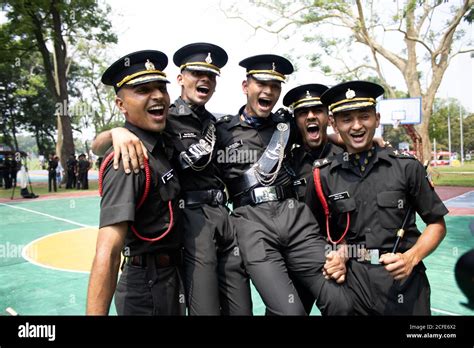 Dehradun, Uttarakhand/India- August 15 2020: IMA (Indian Military Academy) cadets after passing ...