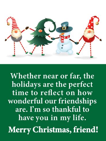 Holiday Pals - Merry Christmas Card for Friends | Birthday & Greeting ...