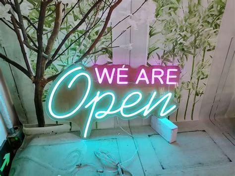 We Are Open Neon Sign – AOOS