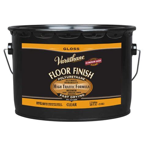 Varathane 2.5 gal. Clear Gloss Oil-Based Floor Finish Polyurethane 339754 - The Home Depot