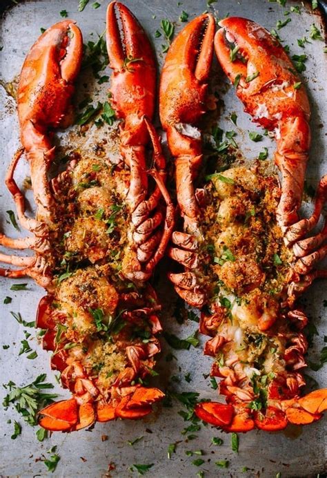 Baked Stuffed Lobster with Shrimp - The Woks of Life