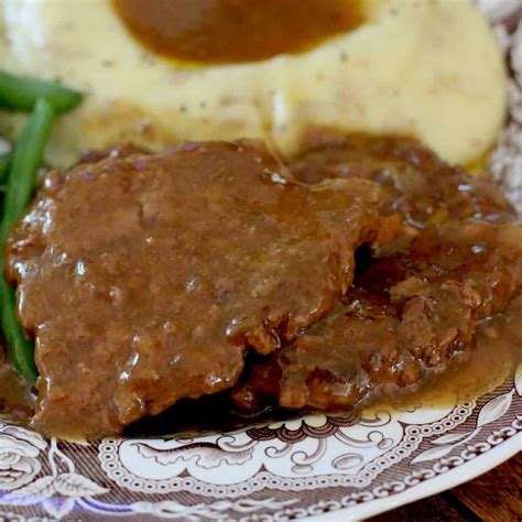 Crock Pot Cubed Steak and Gravy (+Video) - The Country Cook