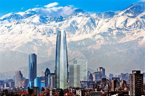 santiago chile skyline and Los Andes behind it - Google Search | Fotos ...