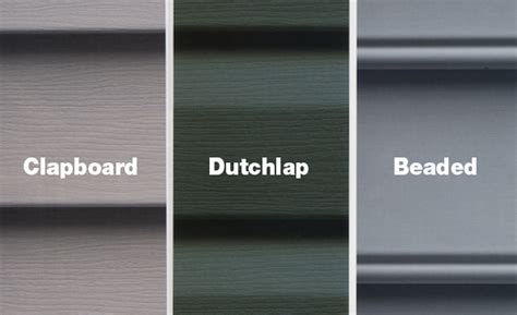 Dutch Lap Siding Profiles