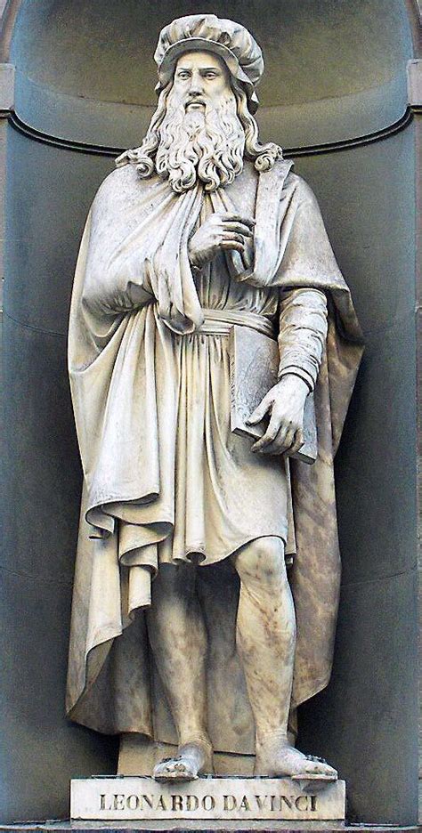 #Leonardo da #Vinci (statue outside the #Uffizi gallery), #Florence, #Italy. | Leonardo da vinci ...