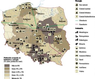 Poland Economic map | Vector World Maps