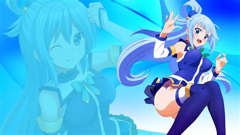 Konosuba Aqua Desktop Wallpapers - Wallpaper Cave