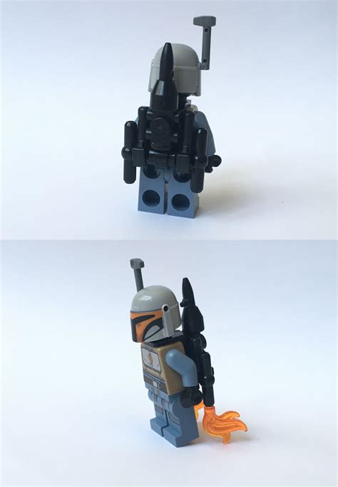 Star Wars LEGO Jango Fett's Mandalorian Z-6 Jetpack Part 75015 75191 ...