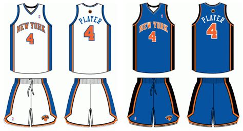 2001-2012 New York Knicks Uniforms by Chenglor55 on DeviantArt