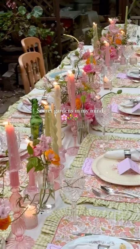 pink girls dinner table decor in 2024 | Dinner party, Girls dinner parties, Dinner party summer