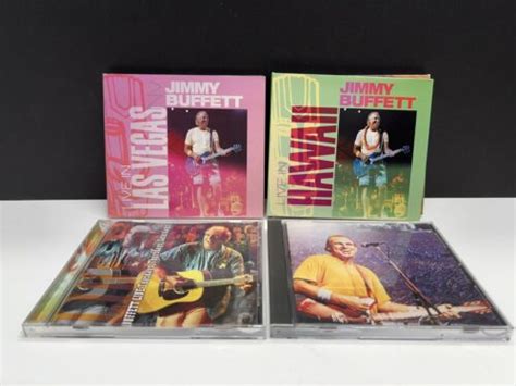 Jimmy Buffett LIVE- Lot of 4 LIVE CD’s- Feeding Frenzy, Hawaii, Las ...