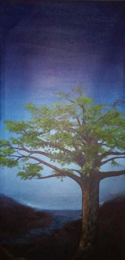 Lonely tree Painting by Tieree Malone - Fine Art America