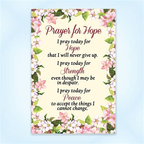 “Prayer for Hope” Magnet – JADoherty