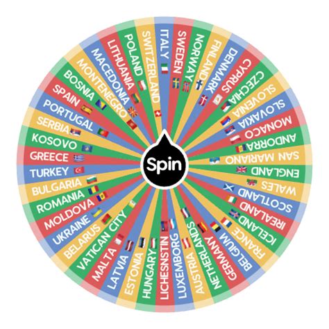 EUROPE COUNTRIES | Spin the Wheel - Random Picker