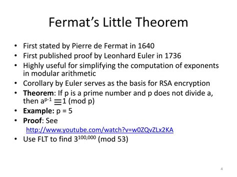 PPT - Fermat’s Little Theorem Fibonacci Numbers PowerPoint Presentation - ID:2351811