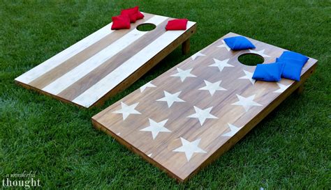 DIY Cornhole Boards - A Wonderful Thought