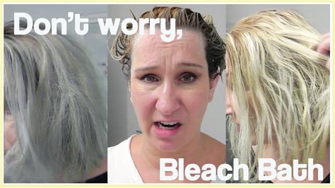 bleach wash hair before and after - Laurel Rowan