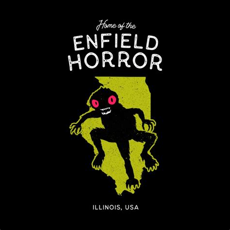 Home of the Enfield Horror - Illinois USA Cryptid | Notebook Lined ...