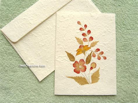 Wholesale Greeting Cards with Pressed Flowers - JediCreations