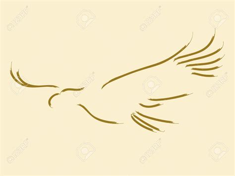 Simple sketch of a soaring eagle Stock Vector - 40932426 | Eagle ...