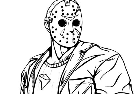 Friday The 13th Jason Coloring Pages