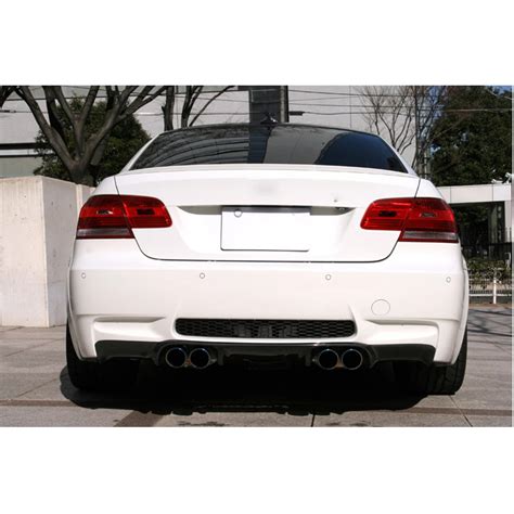 Carbon Fiber Rear Bumper Diffuser for BMW E92 M3 2008 2012-in Bumpers ...