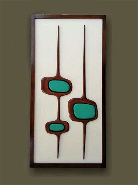 Mid Century Modern Wall Sculpture | Mid century modern artwork, Mid ...