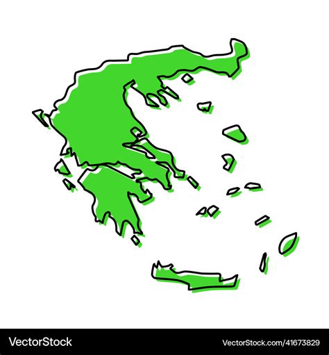 Outline Map Of Greece - Aggie Arielle