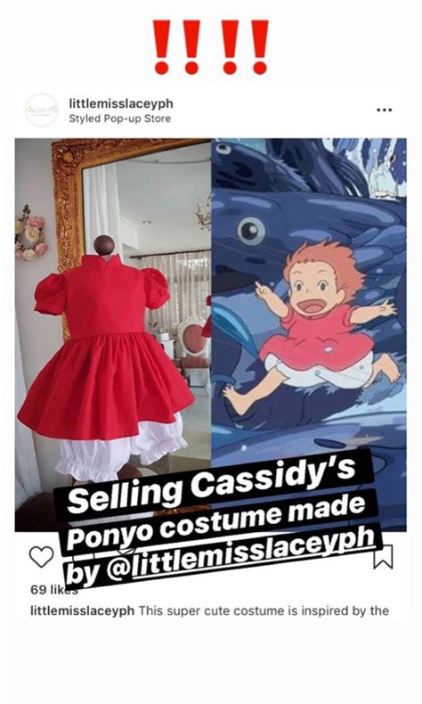 Ponyo costume on Carousell